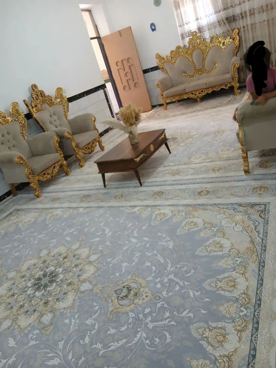 مبل سلطنتی، هفت نفره  در سهر سورشجان ۱۷۰۰۰۰۰۰|مبلمان خانگی و میز عسلی|شهرکرد, |دیوار