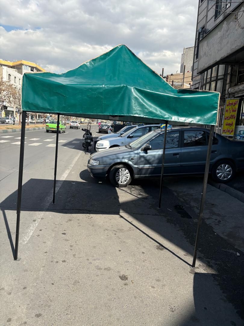 سایبان وارداتی اصل کره ایی برزنت چادر مسافرتی|کوهنوردی و کمپینگ|تهران, افسریه شمالی|دیوار