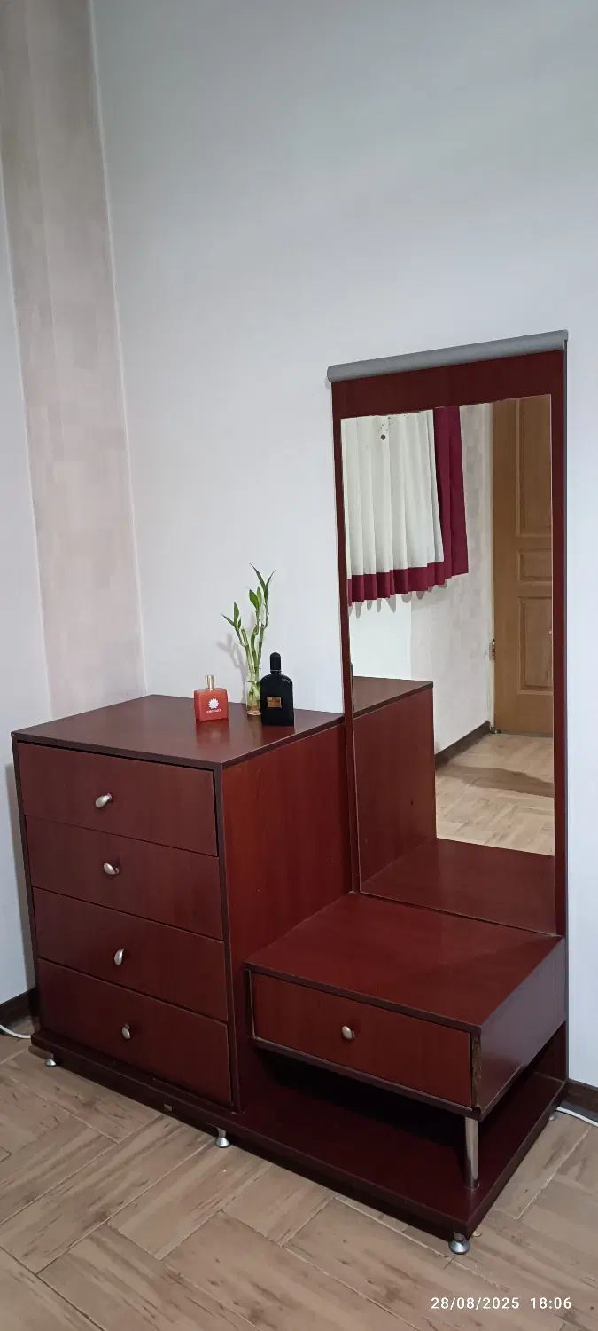 ست تخت mdf کارکرده|تخت و سرویس خواب|تهران, شهر زیبا|دیوار