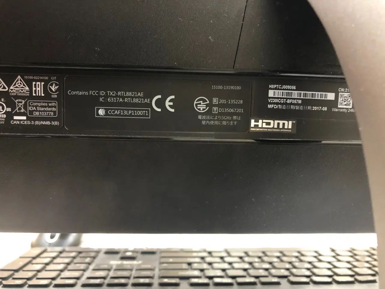 All in one asus ال این وان ۱۹ اینچ تاچ در حدنو|رایانه رومیزی|تهران, کن|دیوار