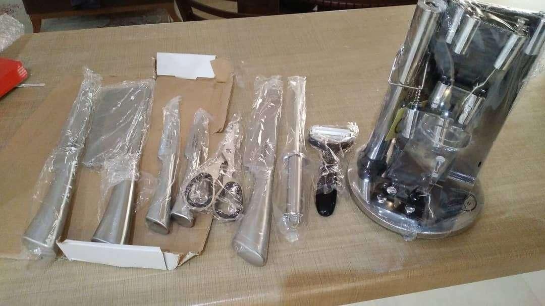 سرویس چاقوی آشپزخانه استیل 9 پارچه استنددار|ظروف پخت‌وپز|تهران, صادقیه|دیوار