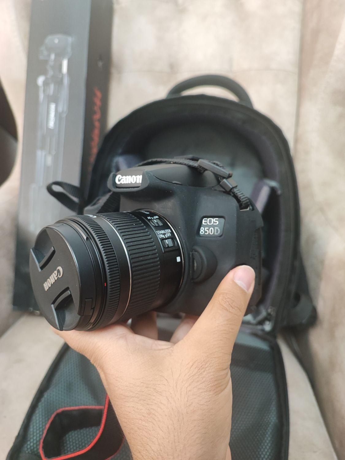 دوربین عکاسی فیلمبرداری کنون canon 850d با لنز|دوربین عکاسی و فیلم‌برداری|تهران, فلسطین (میدان انقلاب)|دیوار