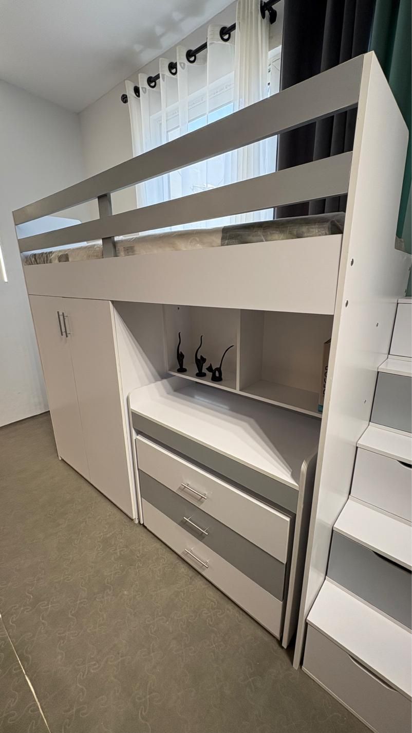 تخت یکنفره و تخت دوطبقه کد۵۴۳۲۱|تخت و سرویس خواب|اصفهان, باغ فدک|دیوار