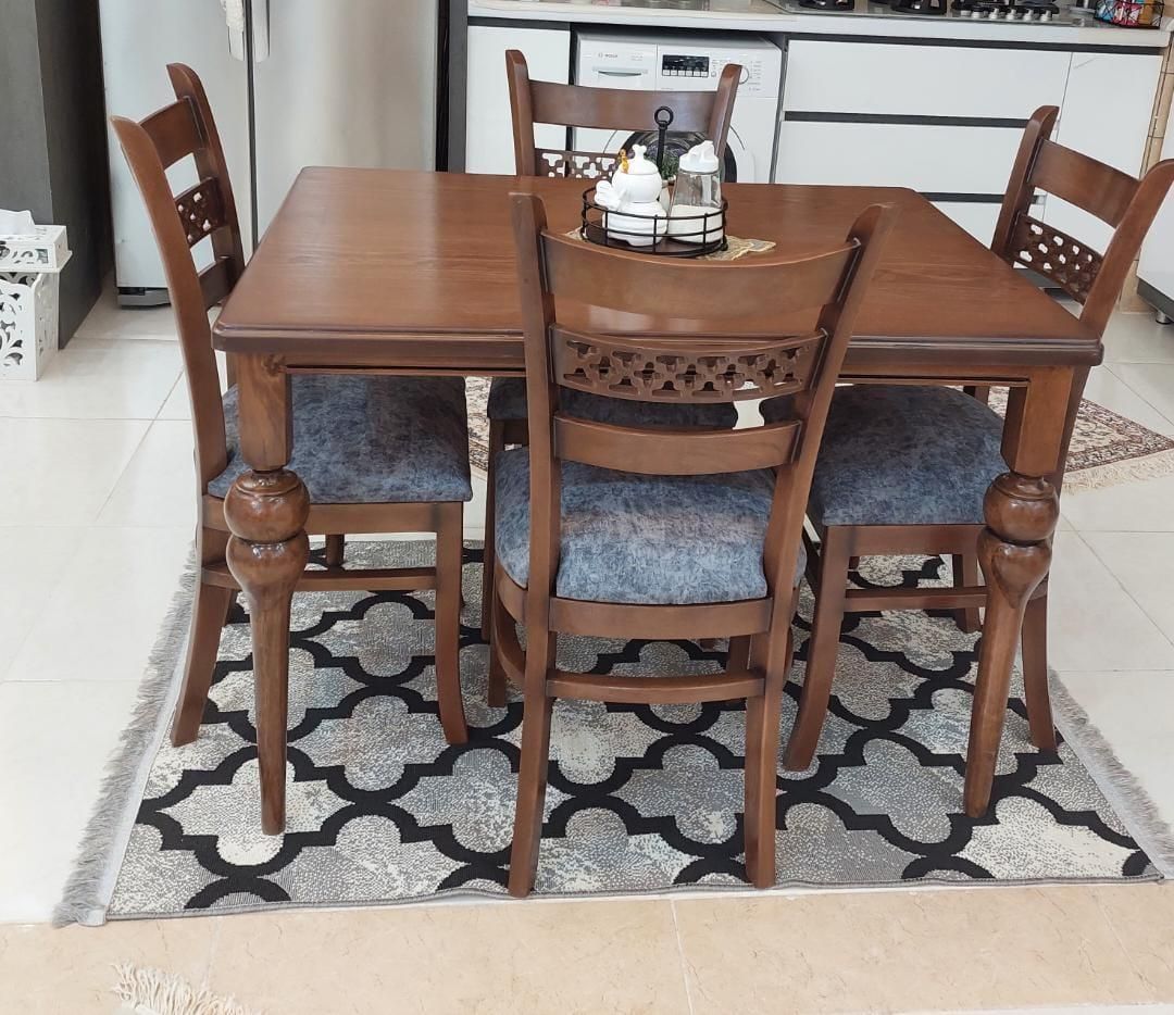 میز ناهار خوری میزغذاخوری چوبی|میز و صندلی غذاخوری|فلاورجان, |دیوار