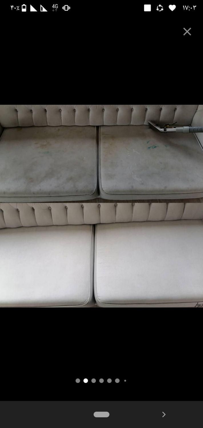 مبل شویی تخصصی حرم|خدمات نظافت|کاشان, فاز ۱ ناجی آباد|دیوار