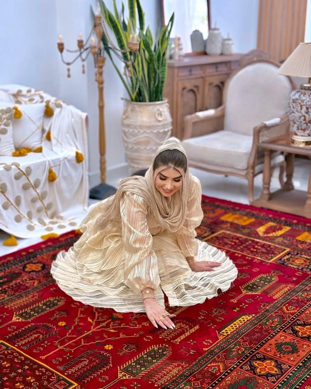 فرش ۸۰۷ طرح سنتی لاکی در منزل مشتری ۶و۹و۱۲ متری|فرش|قم, باجک دو|دیوار