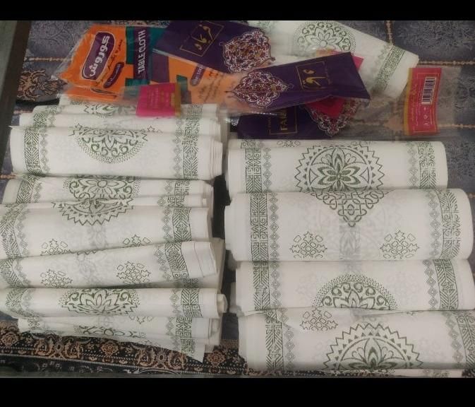 سفره یکبارمصرف  طرح دارباکیفیت وقیمت مناسب|سفره، حوله، دستمال آشپزخانه|کرج, فاز ۳ مهرشهر|دیوار