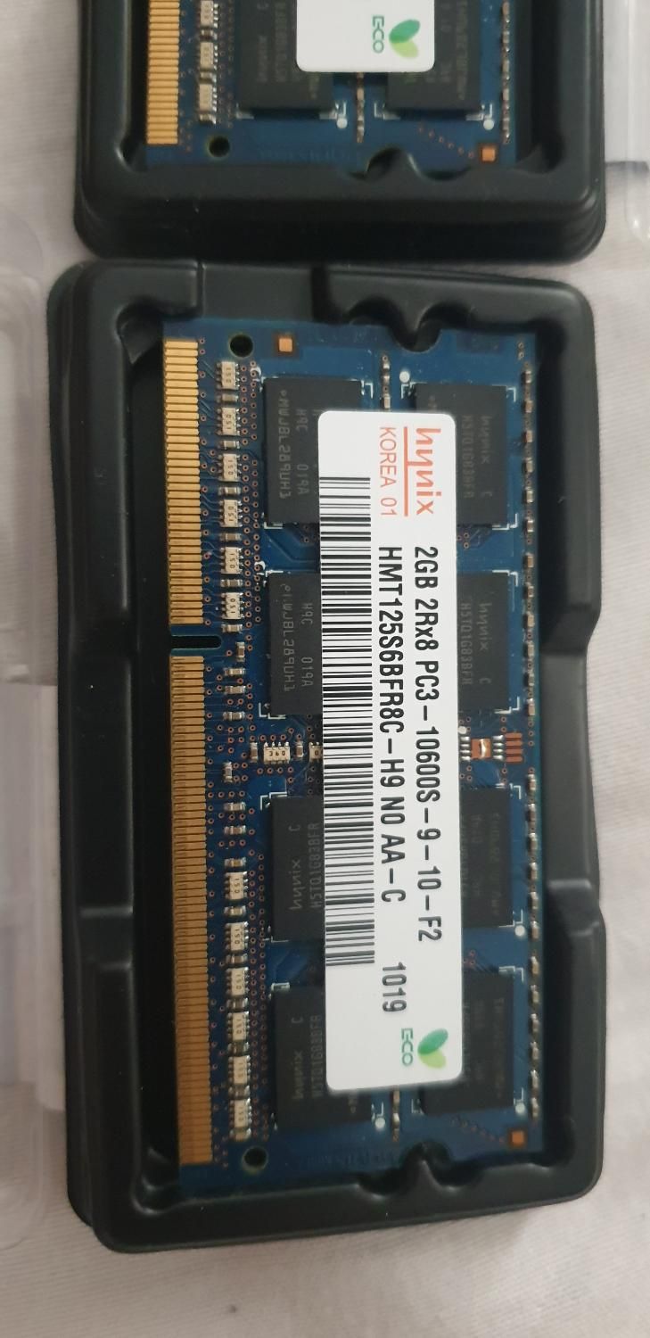 ۲ عدد رم ۲ گیگ لپ تاپی های نیکس کره ddr3|قطعات و لوازم جانبی رایانه|تهران, دروس|دیوار