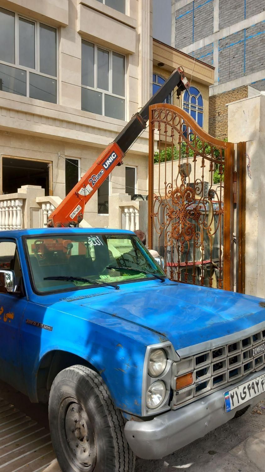 جرثقیل نیسان دو تن با سببد بالابر تمام شهر و حومه|خدمات حمل و نقل|مشهد, توس (بلوار توس)|دیوار