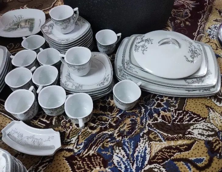 سرویس دوازده نفره توس چینی|ظروف سرو و پذیرایی|مشهد, ثامن|دیوار