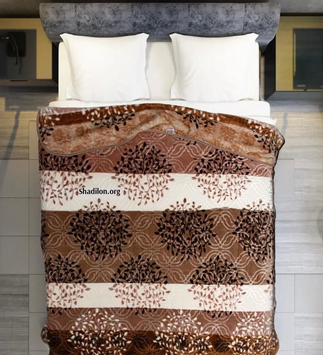 پتو دو نفره طرح شکوفه|رختخواب، بالش، پتو|مشهد, پایین خیابان|دیوار