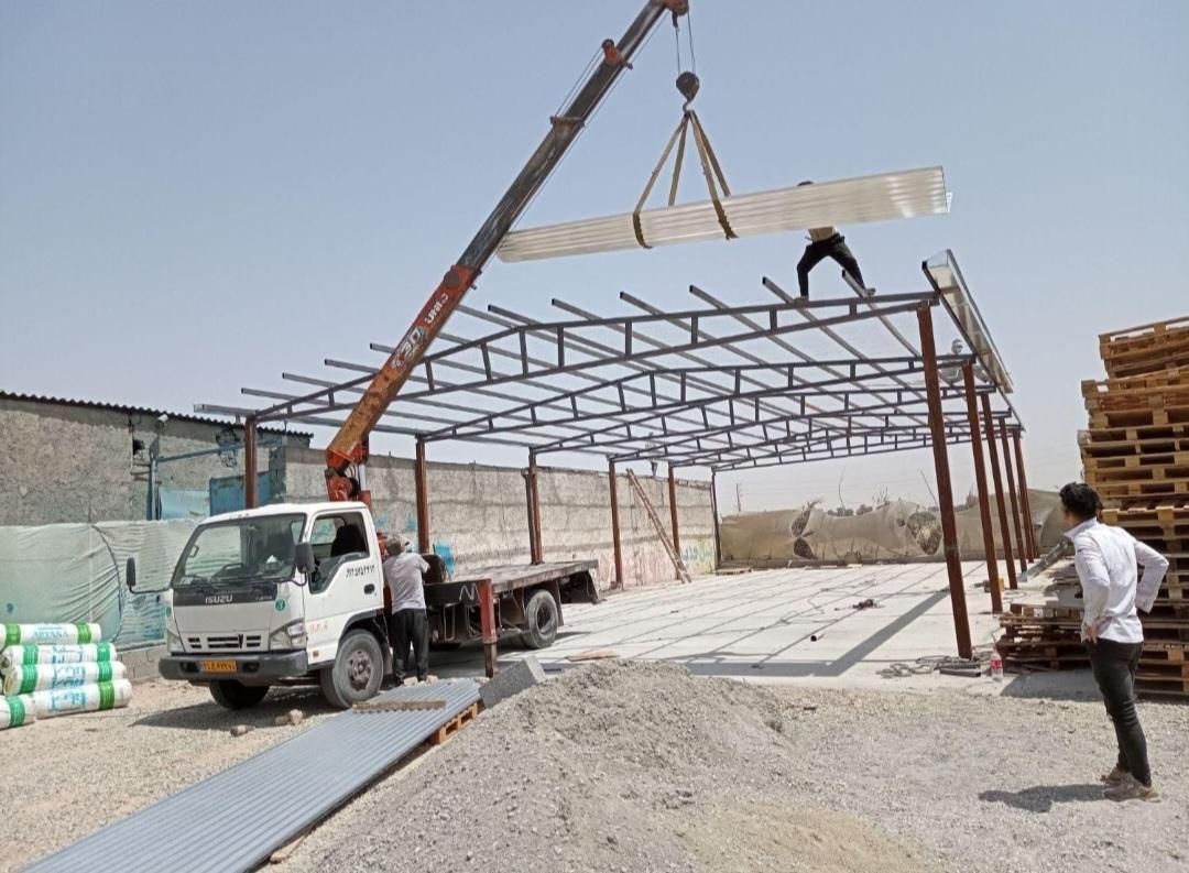 ساخت خرپا شیروانی سقف سوله|خدمات پیشه و مهارت|اردبیل, |دیوار