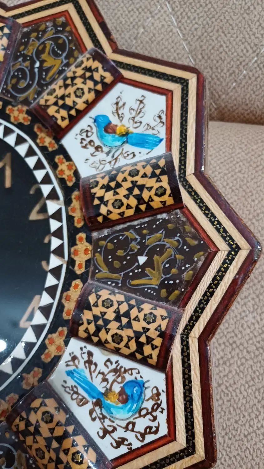 ساعت منبت کاری نو ابعاد ۳۱در ۳۱ کار اصفهان|ساعت دیواری و تزئینی|تهران, بنی‌هاشم|دیوار