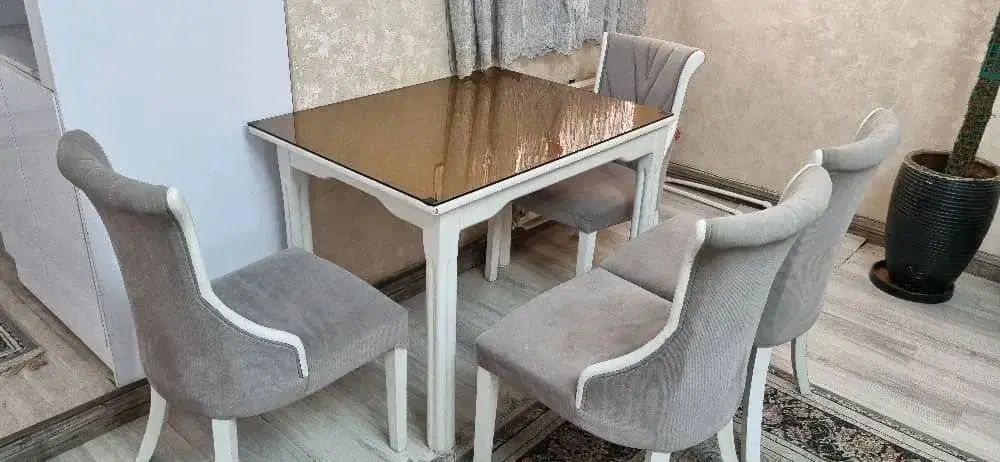 میز و صندلی ۴نفره ناهارخوری غذاخوری چستر|میز و صندلی غذاخوری|تبریز, |دیوار
