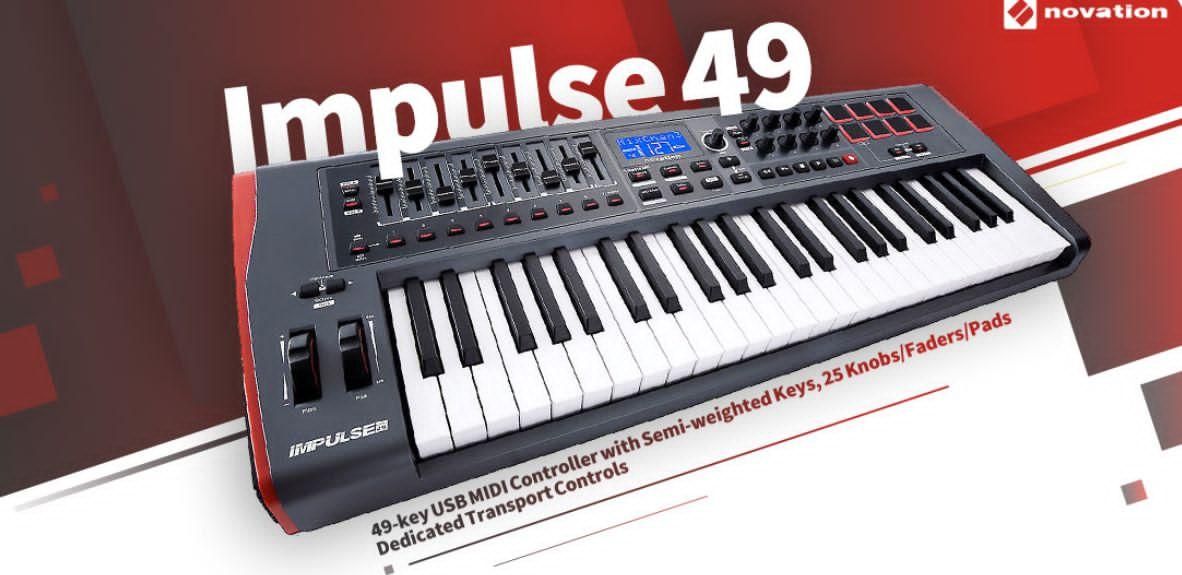 میدی کنترلر IMPULSE|پیانو، کیبورد، آکاردئون|رشت, لاکانی|دیوار