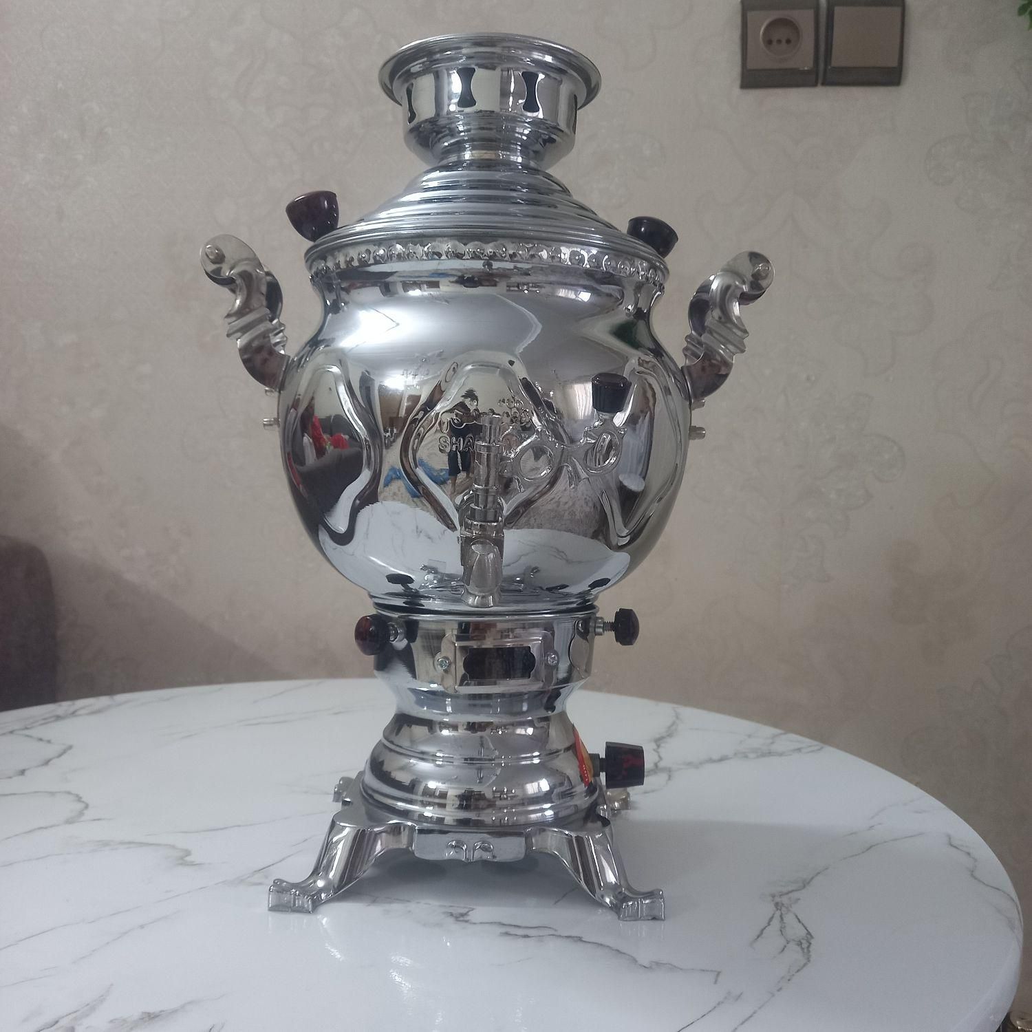 سماور گازی شبنم ۴ لیتری نو|سماور، چای‌ساز، قهوه‌ساز|تهران, خانی آباد نو شمالی|دیوار