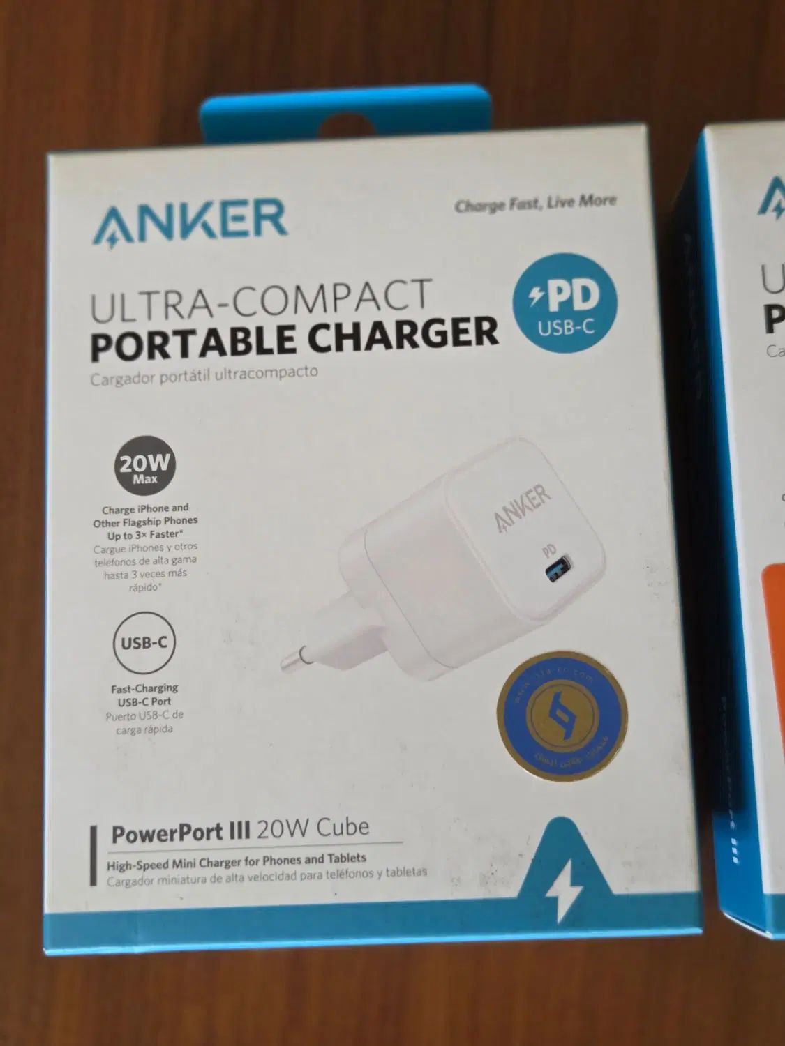 دو عدد شارژر 20 وات آنکر ANKER|لوازم جانبی موبایل و تبلت|تهران, جی|دیوار