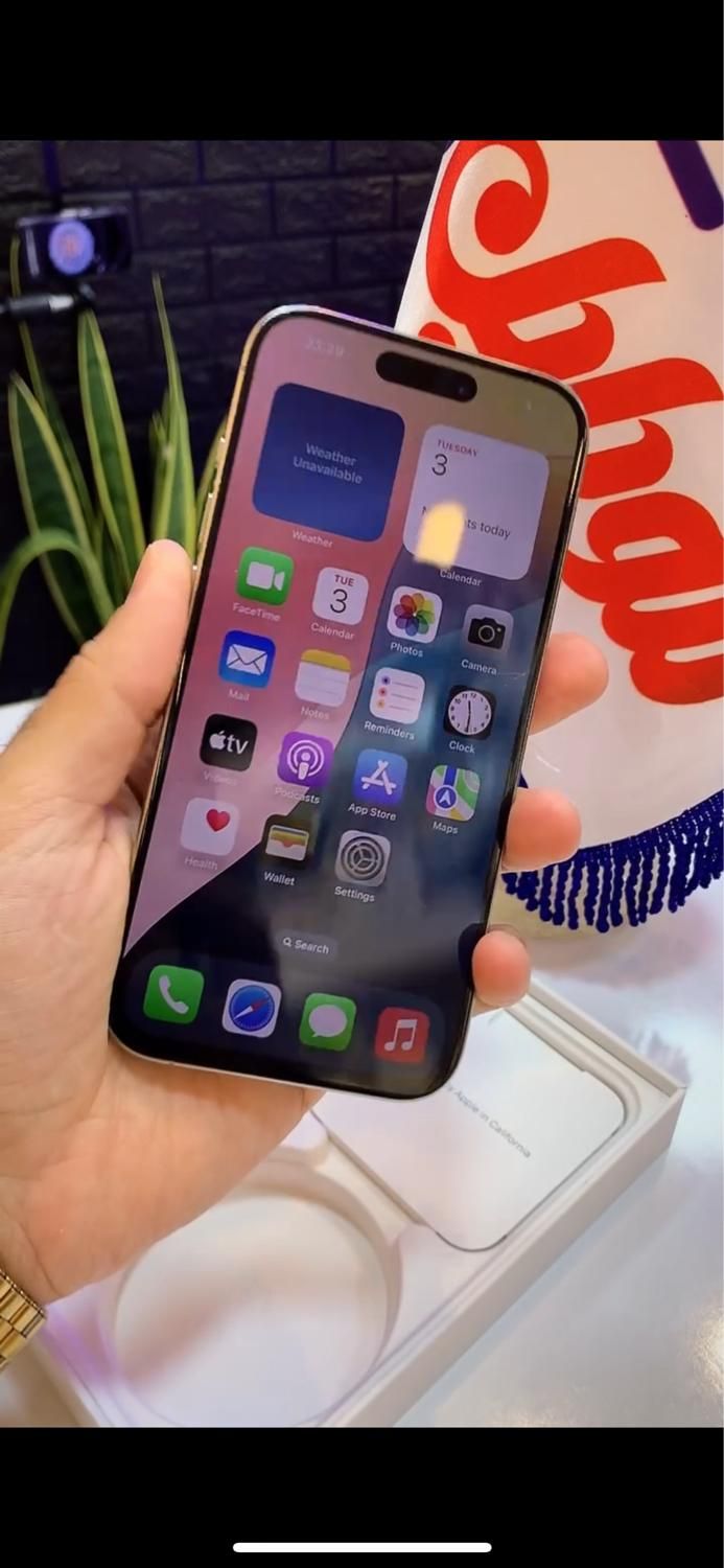 اپل iPhone 15 Pro با حافظهٔ ۲۵۶ گیگابایت|موبایل|بندر انزلی, امامزاده|دیوار