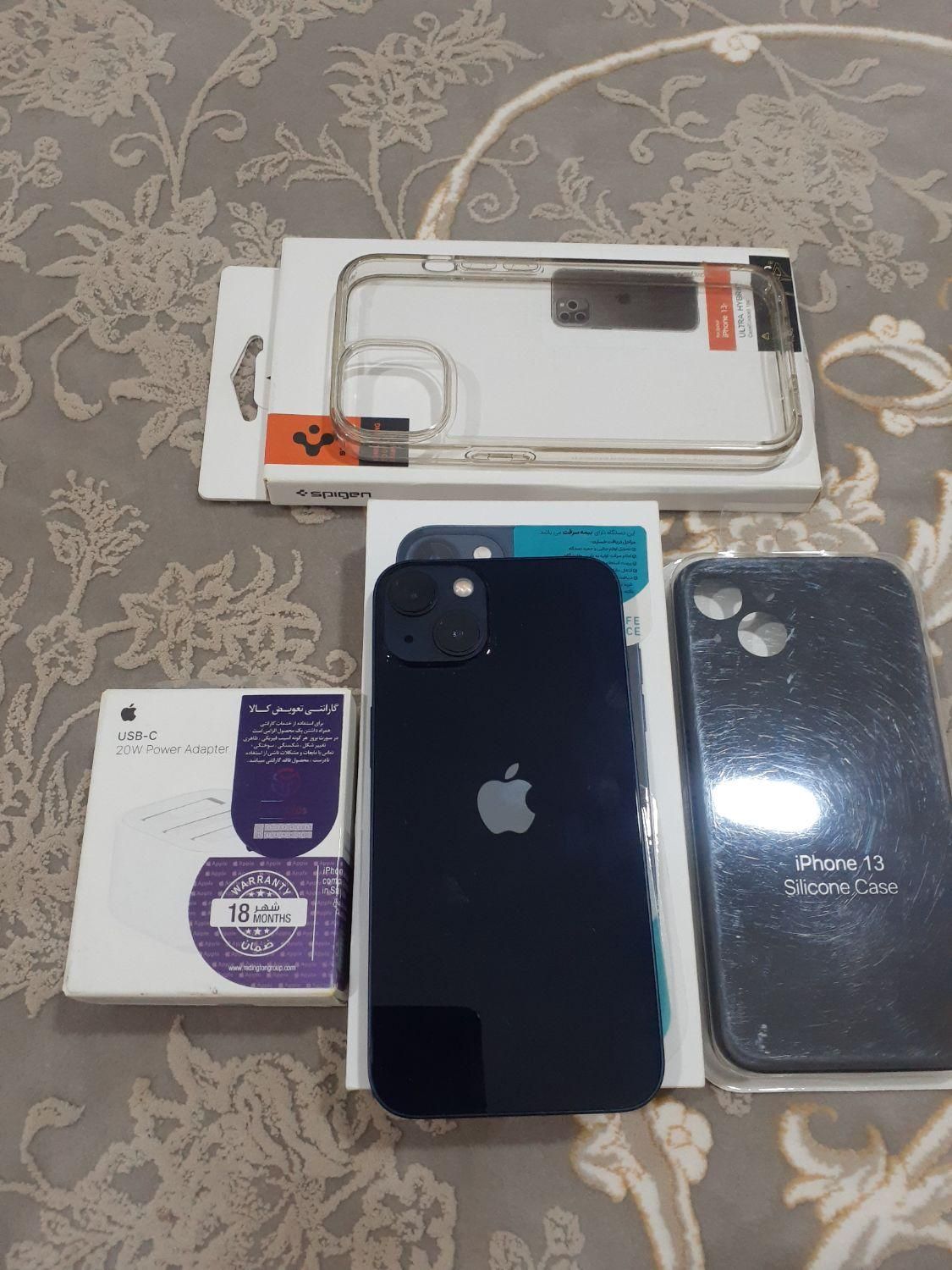 اپل iPhone 13 با حافظهٔ ۱۲۸ گیگابایت|موبایل|کرمانشاه, |دیوار