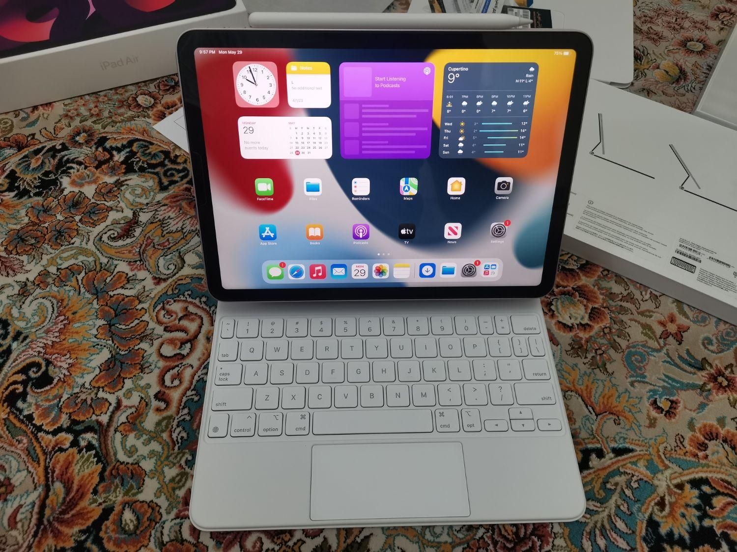 آیپد ایر ۲۰۲۲ M1 ۲۵۶ گیگ iPad air رز گلد|تبلت|تهران, نعمت‌آباد|دیوار