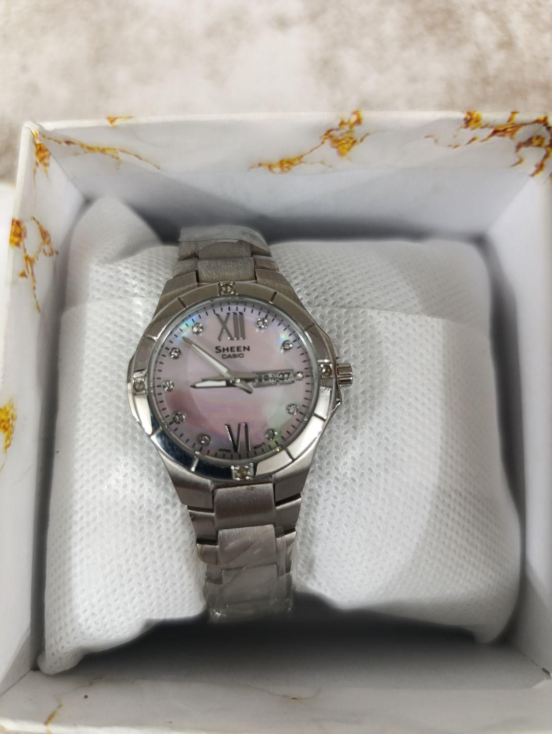 ساعت زنانه نو casio مدل sheen-|ساعت|دزفول, |دیوار