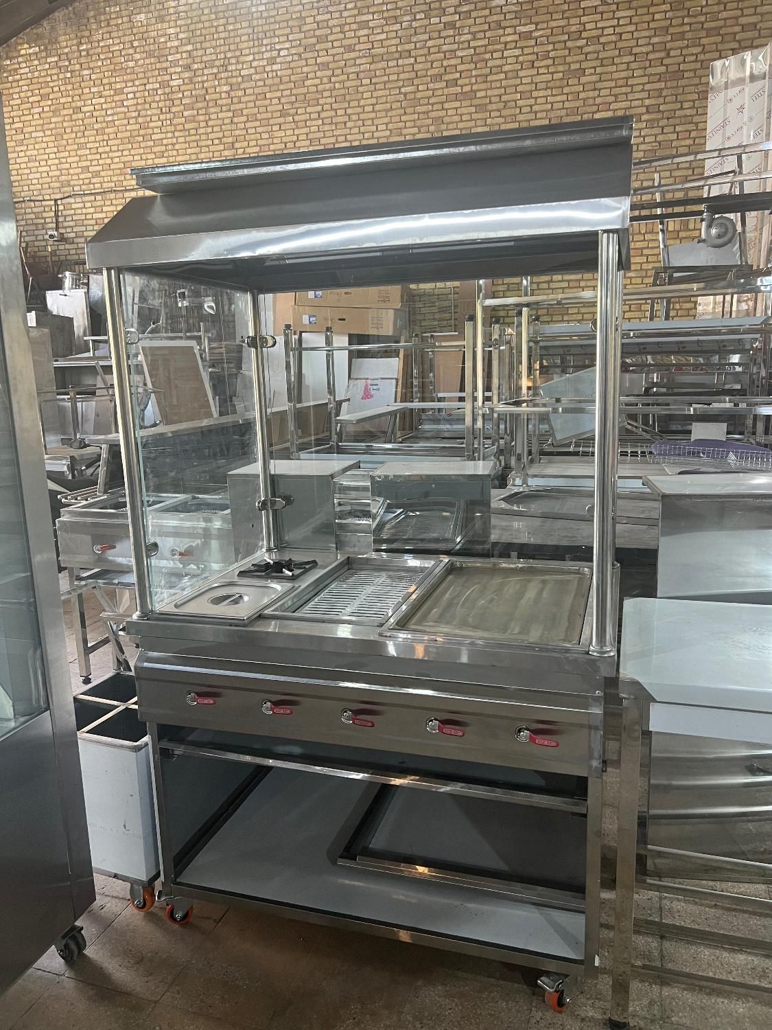 فر ساندویچ فراغذیه سفارشی سینک سه لگن گاز خورشتی|کافیشاپ و رستوران|مشهد, توس (بلوار توس)|دیوار