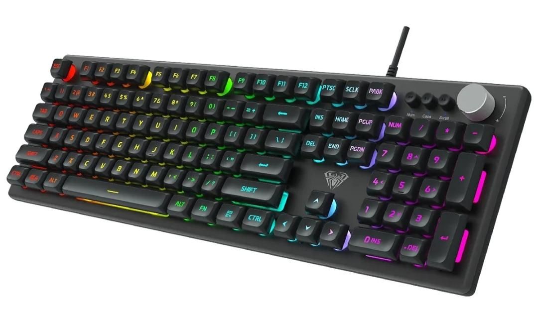 کیبورد سیمی برند آئولا دارای RGB مدل F2028|قطعات و لوازم جانبی رایانه|اندیشه, |دیوار