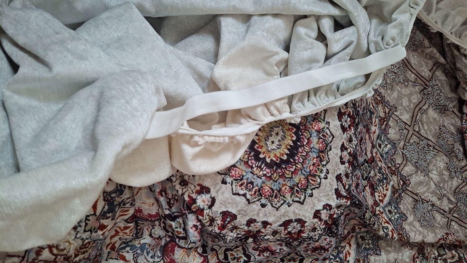 کاور فرش مخمل رنگ ثابت|روفرشی|نجفآباد, الله اکبر|دیوار