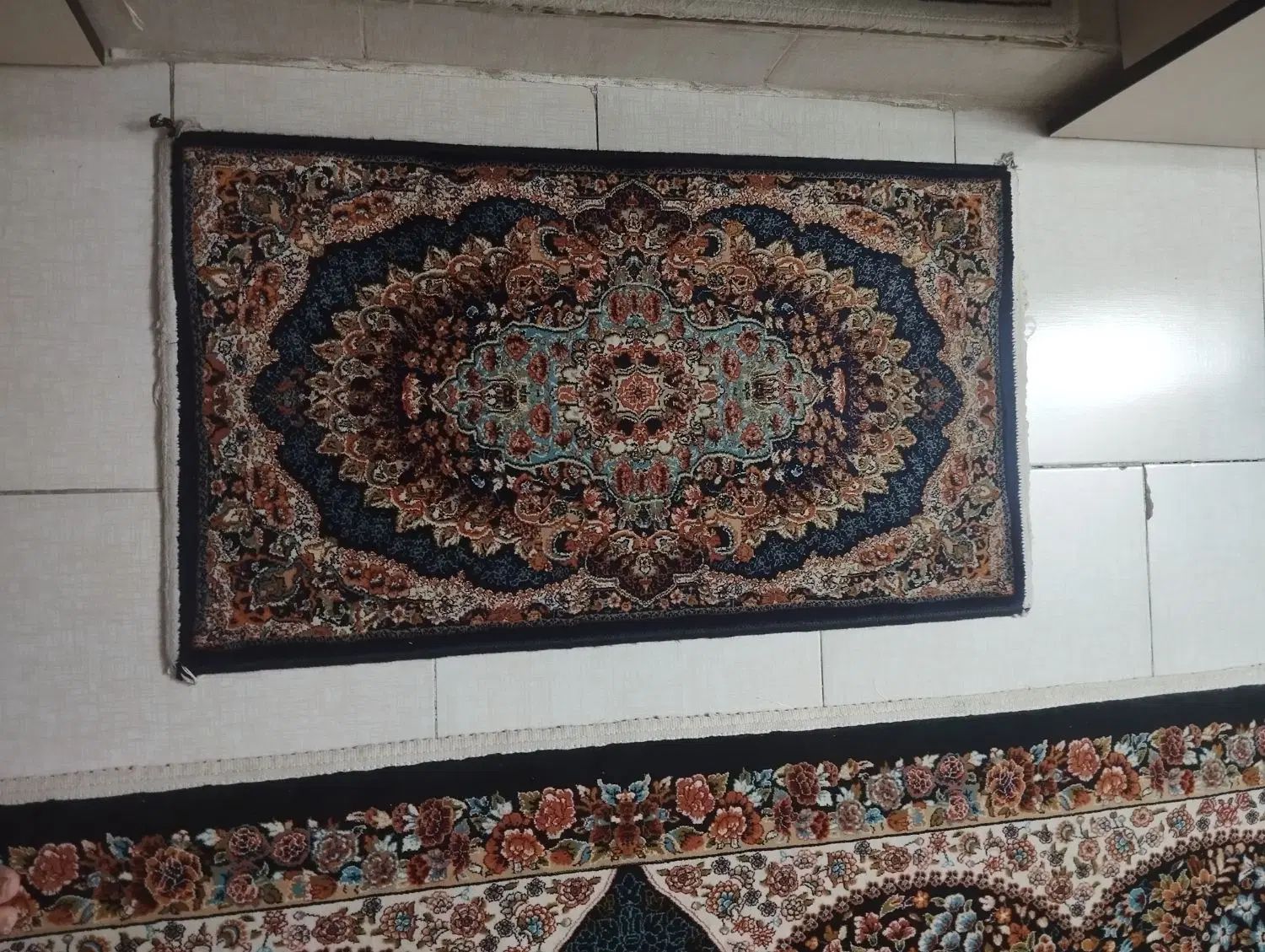 انواع فرش ۶ متری ،راهرو و پادری سرمه ای و کرم|فرش|کرج, حصارک پایین|دیوار