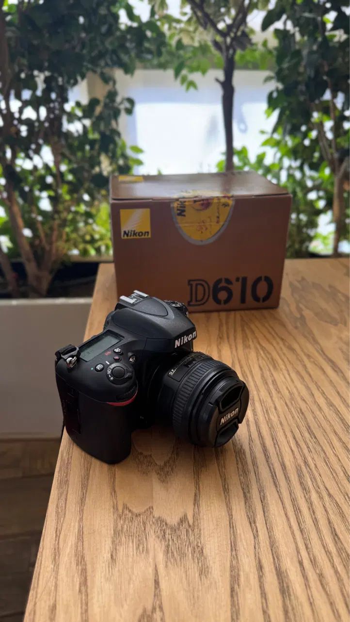 nikon Full frame d610 + lens 50 + bag vangurd|دوربین عکاسی و فیلم‌برداری|تهران, قیطریه|دیوار