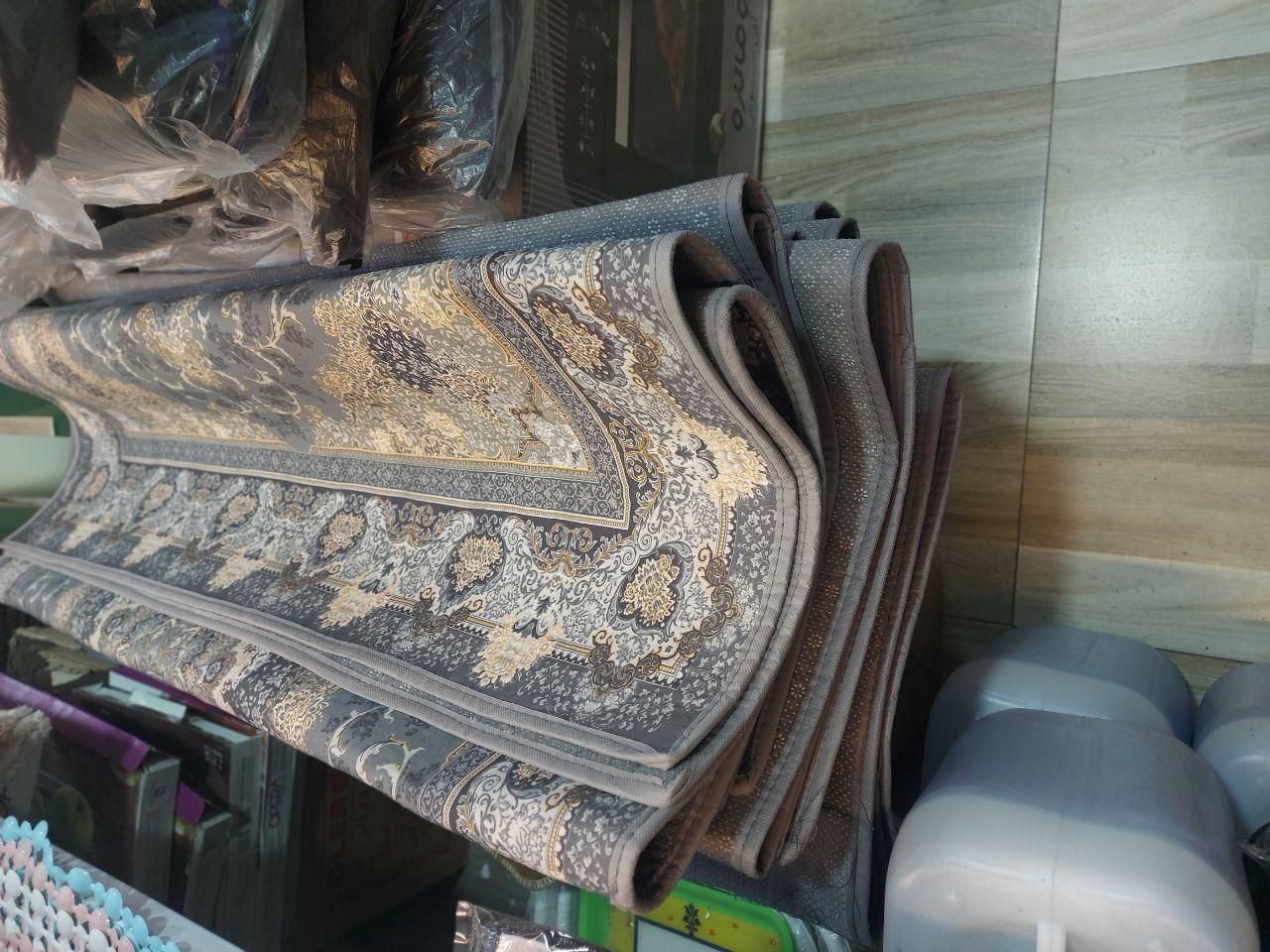 فرشینه نمدی دنیز تُرک ترمزدار  بزرگ ۳لا  زنبیل آبی|فرش|کرج, جهان‌شهر|دیوار