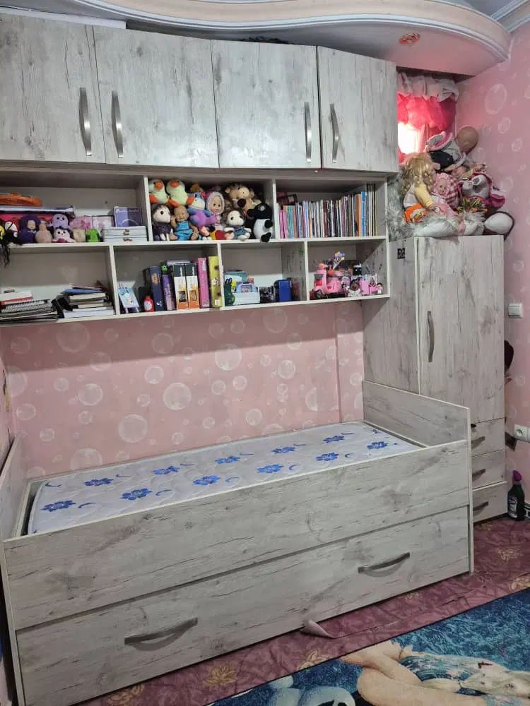 تخت دوطبقه ی یکنفره/دونفره کم جا مخصوص آپارتمان|تخت و سرویس خواب|مشهد, فارغ التحصیلان|دیوار