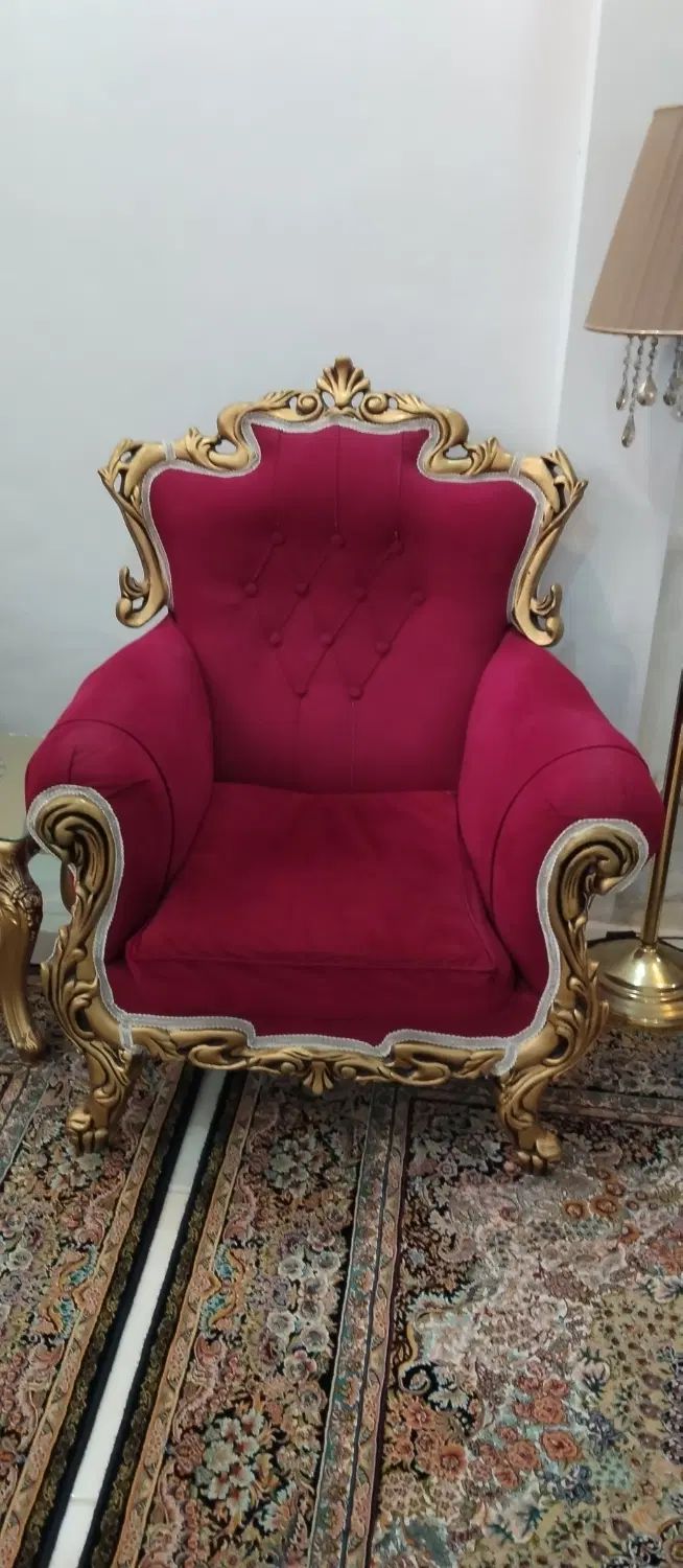 مبلمان هفت نفره، میز عسلی و میز جلو|مبلمان خانگی و میز عسلی|رشت, عینک|دیوار