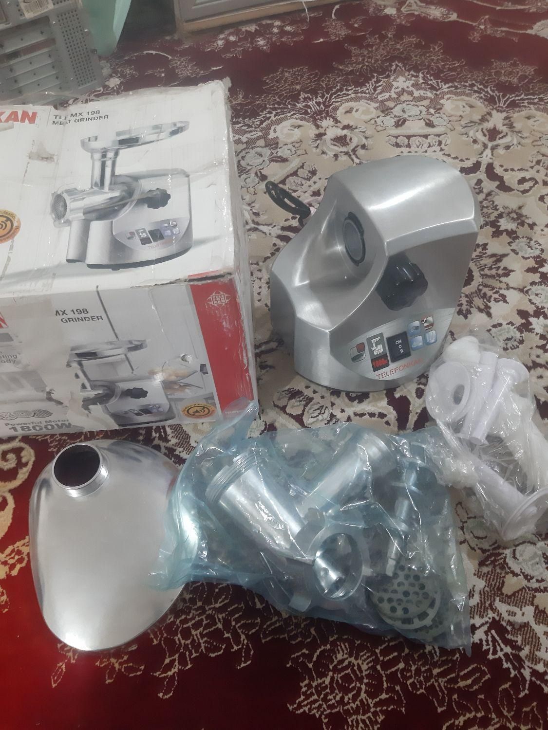 چرخ گوشت آلمانی اصل بدنه استیل تیغه فولادی نونو|خردکن، آسیاب، غذاساز|اسفراین, |دیوار