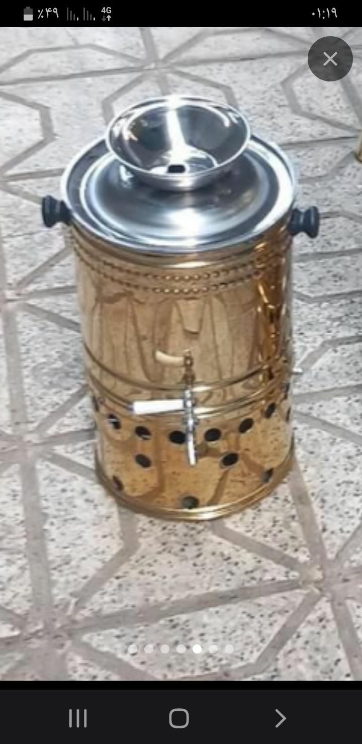 سماور گازی برقی استیل بزرگ مسجد هئیتی|سماور، چای‌ساز، قهوه‌ساز|مشهد, رسالت|دیوار