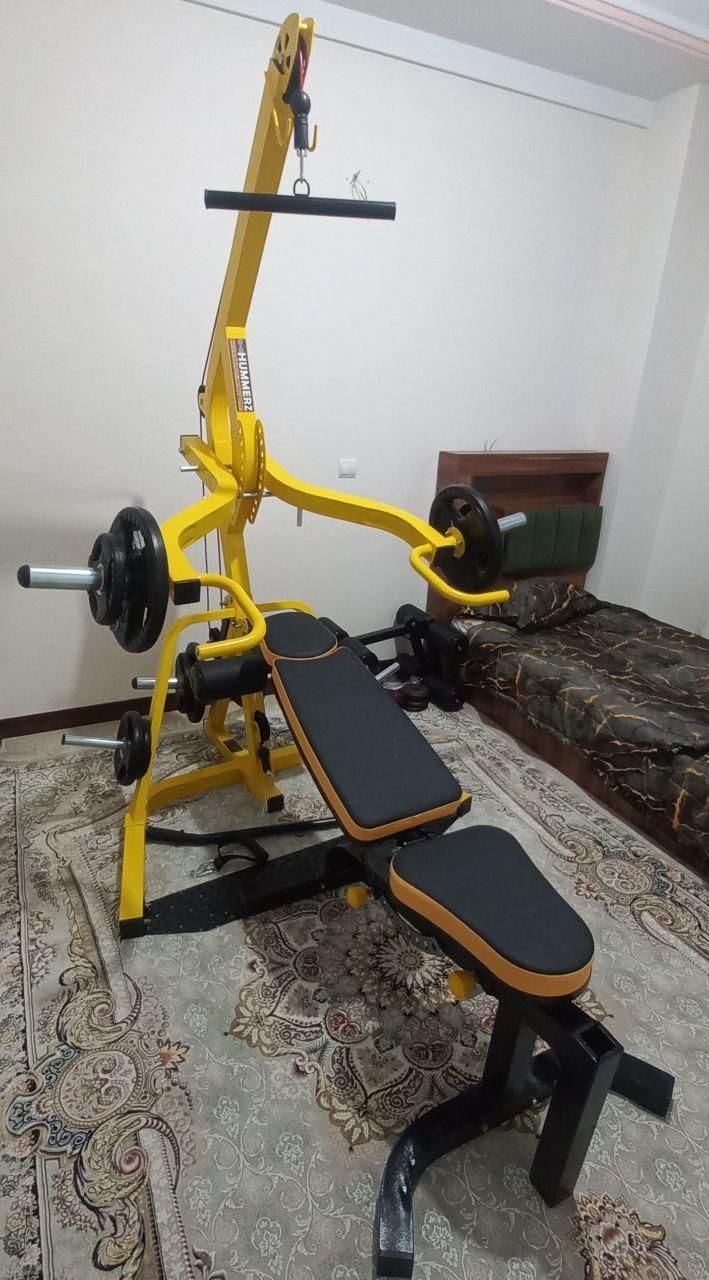 دستگاه بدنسازی ۹۶ کاره برند هامرز با کیفیت|تجهیزات ورزشی|کرمان, |دیوار
