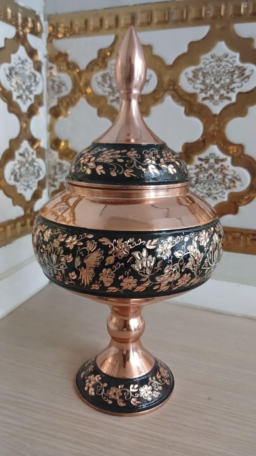 شکلات خوری مسی الماس تراش.|صنایع دستی و سایر لوازم تزئینی|اصفهان, دستگرده|دیوار