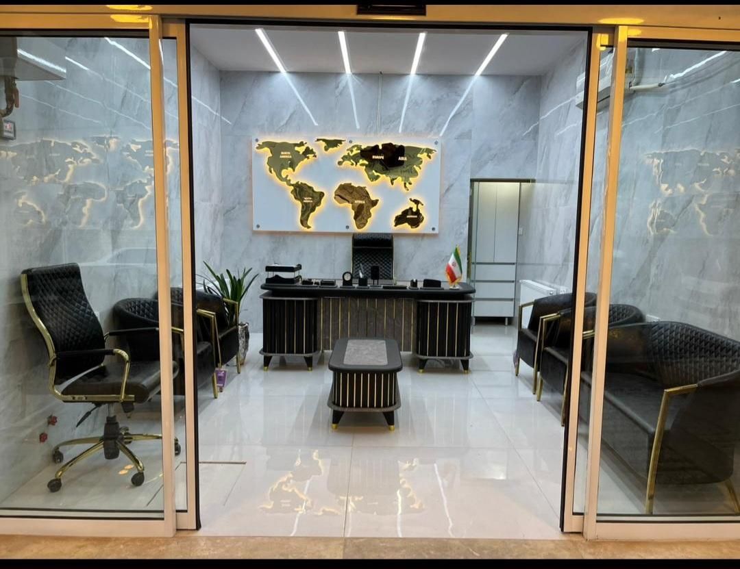 میز اداری مدیریت M014 نیم ست اداری کد2020|دفتر کار|محمدشهر, محمدشهر|دیوار