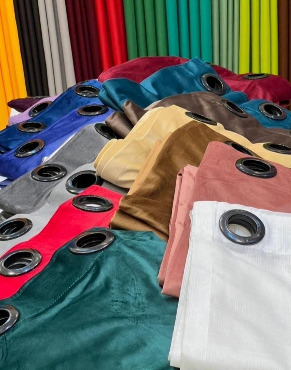 فروش انواع مدل پرده آماده .مینیمال.پانچ قیمت عمده|پرده، رانر، رومیزی|اصفهان, دوطفلان|دیوار