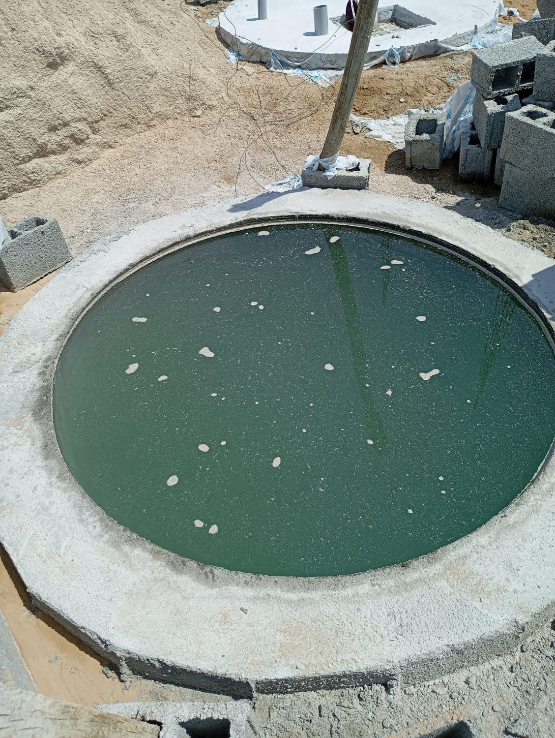 ساخت آب انبار دایره ای با قالب های یک تکه|خدمات پیشه و مهارت|برازجان, |دیوار