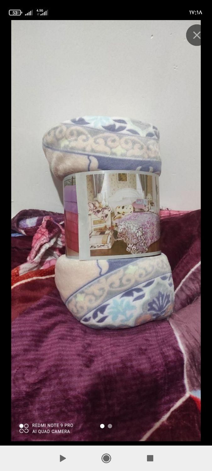 یک عدد پتو مسافرتی ژله ای جنس خوب یک نفره|رختخواب، بالش، پتو|پاکدشت, پارچین|دیوار