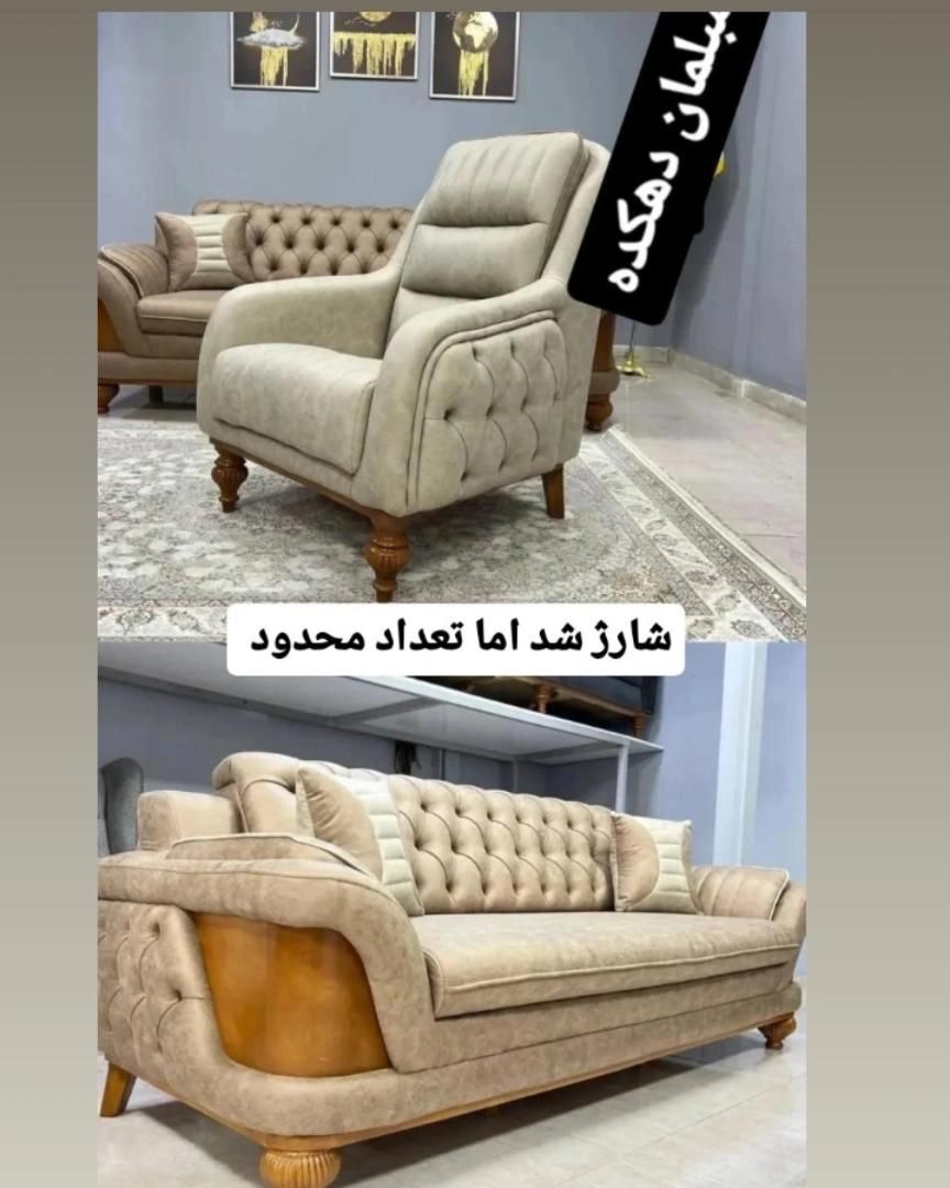 روزی ۷۵هزار مبل دهکده آدرس پیج mobledehkade|مبلمان خانگی و میز عسلی|هشتگرد, |دیوار