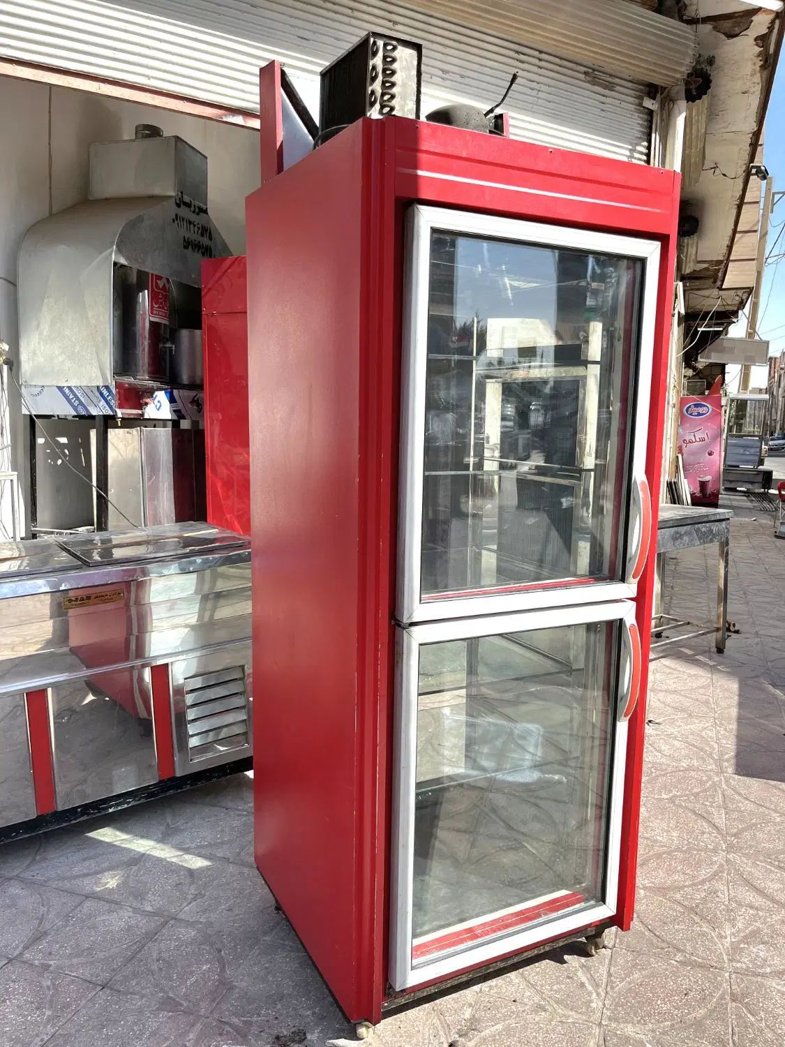 یخچال ایستاده ۸۰ سانتی کبابی دوطرف نما در حد نو نو|فروشگاه و مغازه|تهران, تهرانسر مرکزی|دیوار