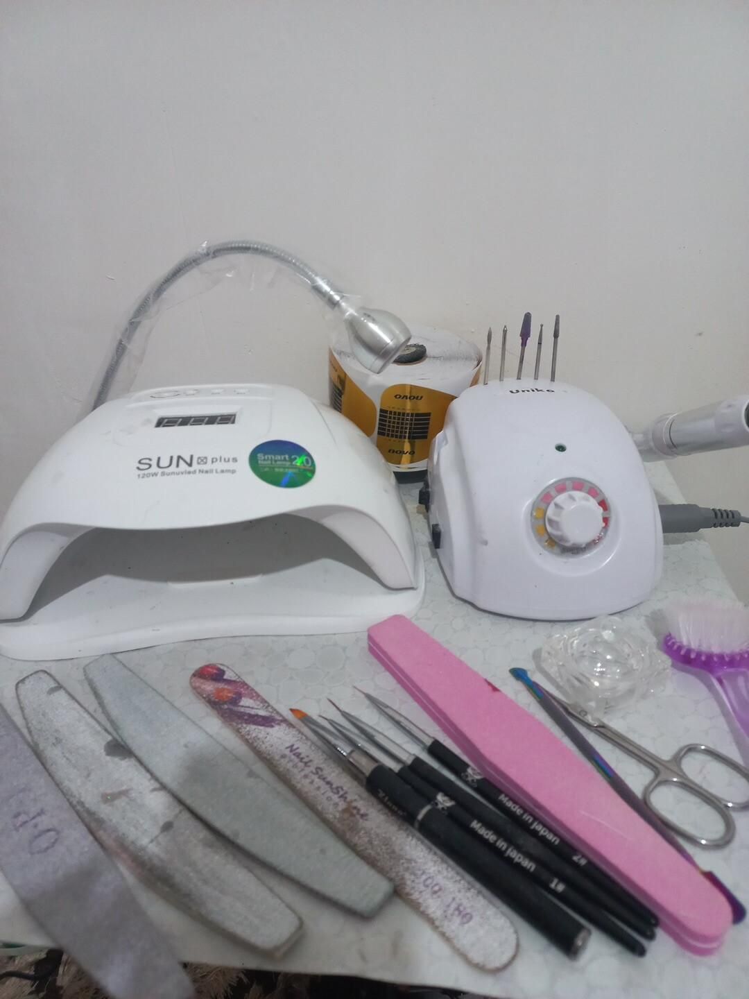 لوازم کاشت ناخن صفر تا صد|آرایشی، بهداشتی، درمانی|رشت, گلباغ نماز|دیوار