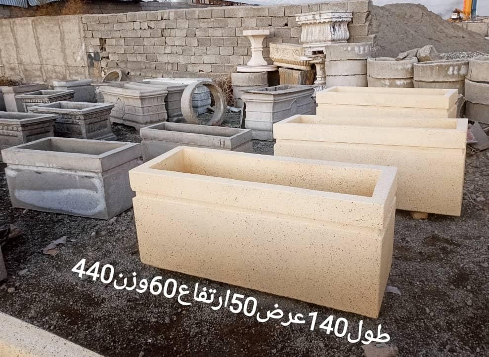 گلدان بتنی بزرگ جای پارک خودرو محکم سنکین شهری|مصالح و تجهیزات ساختمان|تهران, شهر‌زیبا|دیوار