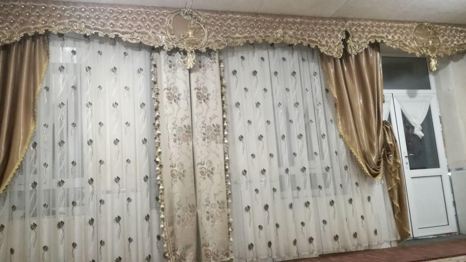 پرده کتیبه دار در حد نو|پرده، رانر، رومیزی|ماکو, |دیوار