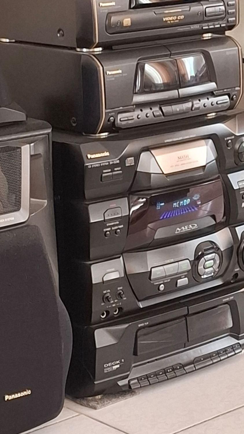 سیستم صوتی خانگی پاناسونیک بسیار تمیز دست اول|سیستم صوتی خانگی|تهران, صادقیه|دیوار