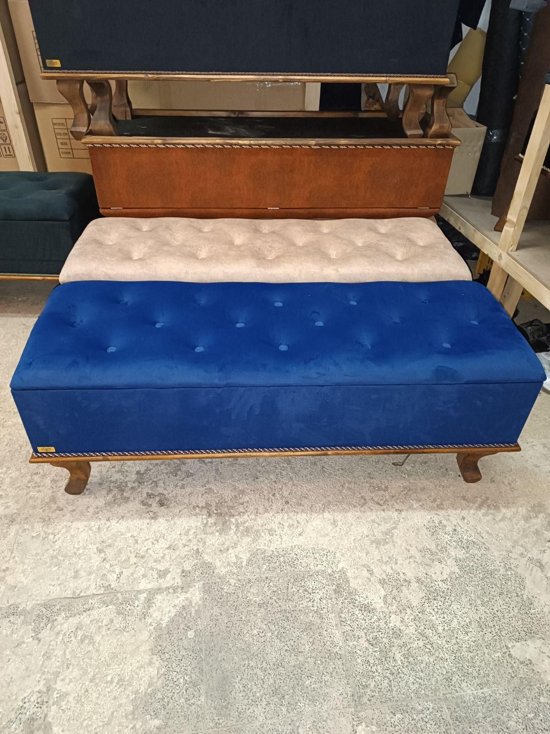 پاف باکسدار و پشتی دار سه نفره|صندلی و نیمکت|تبریز, |دیوار