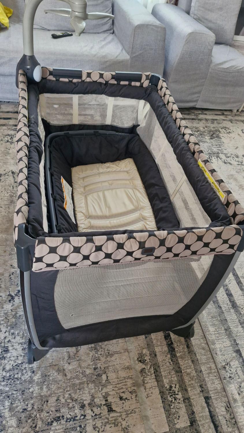 تخت پارک چیکو به همراه خوش خواب|اسباب و اثاث بچه|قزوین, |دیوار