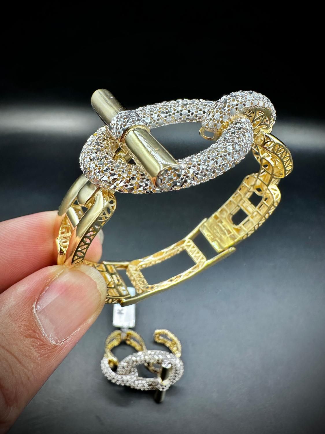 دستبند انگشتر تیفانی 35/090گرم طلا بدون اجرت|جواهرات|تهران, شهرک ولیعصر جنوبی|دیوار